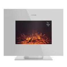 Cecotec Krb , 5832, ReadyWarm 2700 Design Flames White, elektrický, 26", 2 programy, 2 LED svetlá, diaľkový ovládač, 1000/2000 W