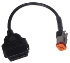 SIXTOL OBD-II redukcia 4-pin pre moto Harley-Davidson MECHANIC CABLE 20