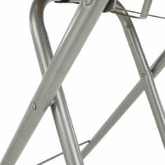 KONDELA Barová stolička Boxer - buk / aluminium