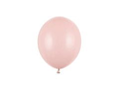 PartyDeco Balóny starorúžová pastelové 12cm 100ks