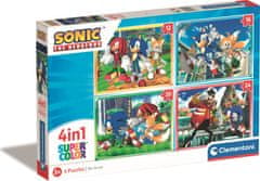 Clementoni Puzzle Sonic 4v1 (12+16+20+24 dielikov)