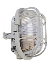 Light Impressions Deko-Light stropné a nástenné prisadené svietidlo - Syrma Oval, 1x max. 42 W E27, sivá 731167