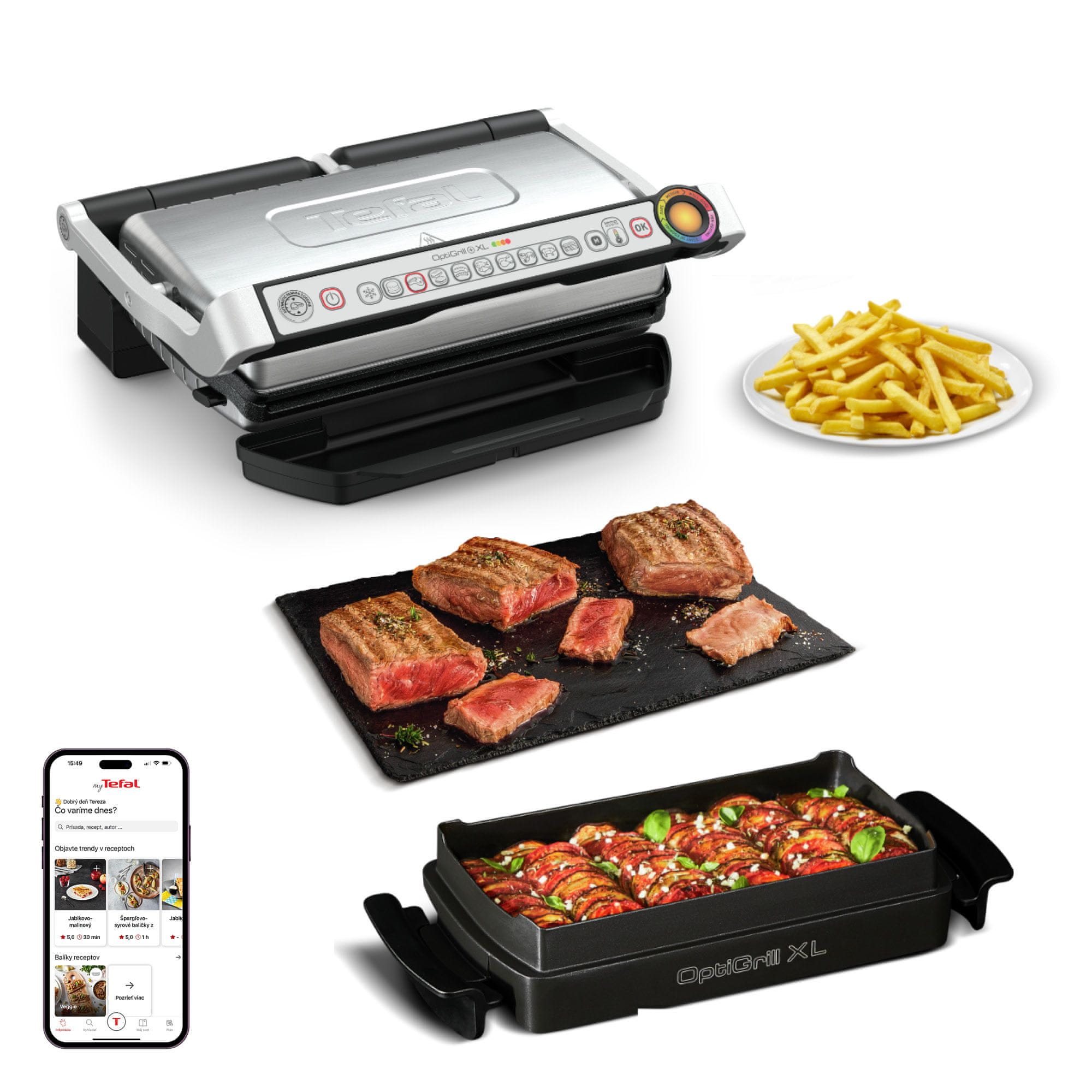 Tefal OptiGrill+ XL GC724D12 