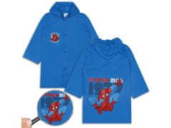 MARVEL COMICS Spider Man Modrý dažďový plášť s kapucňou pre chlapcov 4-5 lat 104-110 cm