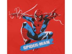 MARVEL COMICS Spider Man Červený dažďový plášť s kapucňou pre chlapcov 4-5 lat 104-110 cm