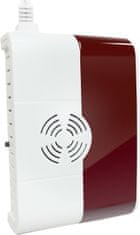 iGET iGET Security P6 Bezdr. detektor plynu (CO,LNG,CNG,LPG), použití s alarmem nebo samostatně,světelná a zvuk. signalizace