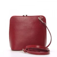 Delami Vera Pelle Dámska kožená crossbody Cristina red