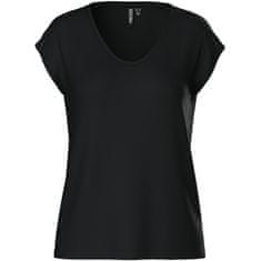 Pieces Dámske tričko PCBILLO Loose Fit 17078732 Black (Veľkosť L)