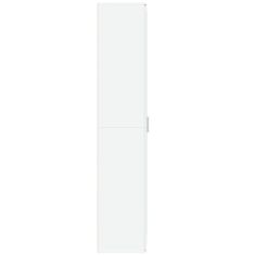 Vidaxl Vysoká skrinka biela 70x35x180 cm kompozitné drevo