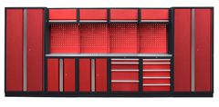 AHProfi Kvalitný PROFI RED dielenský nábytok - 4535 x 495 x 2000 mm - RTGS1300BB2