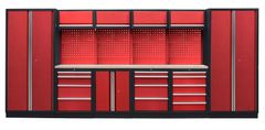 AHProfi Kvalitný PROFI RED dielenský nábytok - 4535 x 2000 x 495 mm - RTGS1300A2