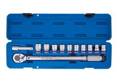 shumee MOMENTOVÝ KĽÚČ 1/2'' 42-210NM S 12-DIELNYM SADA ZÁSUVEK