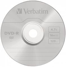 DVD-R(25-Pack)Spindl/MattSlvr/16x/4.7GB