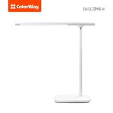 ColorWay LED stolná lampa CW s magnetom a zabudovanou batériou CW-DL03PMB-W - biela