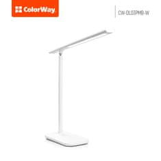 ColorWay LED stolná lampa CW s magnetom a zabudovanou batériou CW-DL03PMB-W - biela