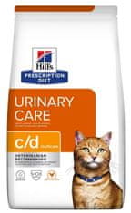 shumee HILL'S Prescription Diet Feline c/d Urinary Care - suché krmivo pre mačky s chorobami močových ciest - 1,5 kg