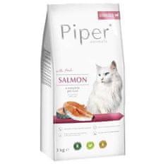 shumee DOLINA NOTECI Piper Animals s lososom - suché krmivo pre mačky - 3 kg