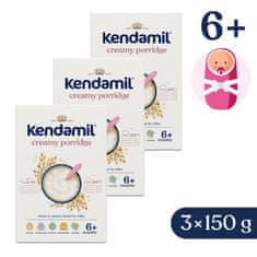 Kendamil 3x Kaša mliečna krémová ovsená (150 g), 6m+