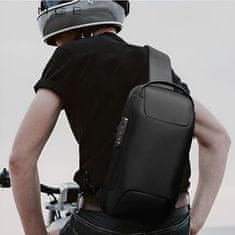 VIVVA® Pánska športová taška cez rameno s ochranou proti krádeži (33 x 16 x 11 cm) | BATOMIK