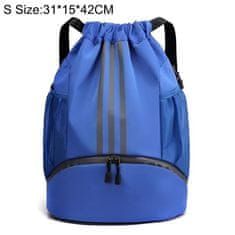VIVVA® Športový nepremokavý unisex batoh s bočnými vreckami (31 x 15 x 42 cm) – modrá | STRIPEBACK