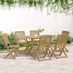 Petromila vidaXL Skladacie záhradné stoličky 6 ks 54,5x58x90 cm akáciový masív