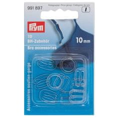 PRYM Doplnky k podprsenke, 10 mm, priehľadné, 10 ks