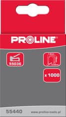 Proline Polkruhové sponky typ L, 12mm, 7,6*1,2mm, 1000 ks, prolín