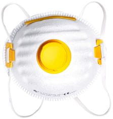 PRO 46007 Jednorazové protiprachové respirátory s ventilom, 3 kusy