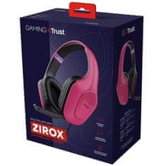 TRUST Sluchátka s mikrofonem GXT 415P Zirox - růžový