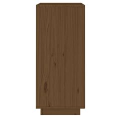 Vidaxl Komoda medovo-hnedá 38x35x80 cm masívne borovicové drevo
