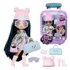 KOMFORTHOME Bábika Barbie Extra Fly Minis v zimnom štýle cestovateľ ZA5109