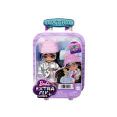 KOMFORTHOME Bábika Barbie Extra Fly Minis v zimnom štýle cestovateľ ZA5109