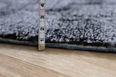 ITC Imperial Tufting AKCIA: 110x180 cm Metrážny koberec Dobro 97 tmavo šedý (Rozmer metrového tovaru Bez obšitia)
