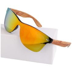 Sunmania Oranžové slnečné okuliare Wayfarer "Hunter"