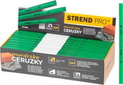 Strend Pro Ceruzka Strend Pro, murárska, 250 mm, čierna tuha, hranatá, na kameň, Sellbox 72 ks (72 ks)