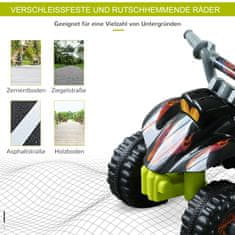 HOMCOM Elektrická Štvorkolka Pre Deti Mini Atv Detské Auto, Elektrické Vozidlo Pre Deti 18-36 Mesiacov, Žltá 