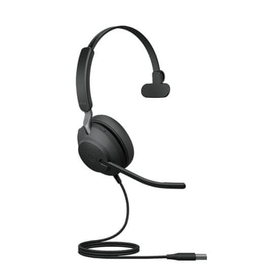 Jabra Evolve2 40 SE/Mono/USB/Drôt/Čierna