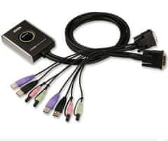 Aten KVM switch CS-682 USB Hub 2PC DVI, audio