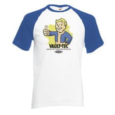 Grooters Pánske tričko Fallout - Vault Boy, modrý rukáv Veľkosť: L