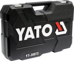 YATO Gola sada s kľúčmi 1/2", 3/8" a 1/4", 128 dielov - YT-38872