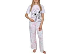 Disney Disney Stitch Dámske pyžamo s krátkym rukávom, bavlnené pyžamo XS