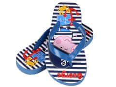 Peppa Pig Prasiatko Peppa George Tmavomodré šľapky/japonky pre chlapcov, šľapky na bazén pre chlapcov 28-29 EU