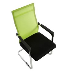 KONDELA Zasadacia stolička zelená, čierna RIMALA NEW