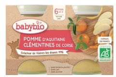 Babybio 2x Jablko s klementínkami 130 g