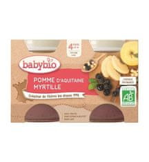 Babybio Príkrm jablko čučoriedky 2x 130 g