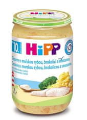 HiPP Cestoviny s morskou rybou, brokolicou a smotanou 220 g, od 10. mesiaca