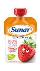 Sunar Kapsička Do ručičky jahoda, jablko 100 g