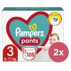 Pampers 2x Pants Nohavičky plienkové jednorazové 3 (6-11 kg) 128 ks - MEGA PACK