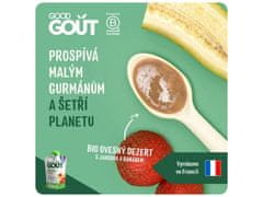 Good Gout BIO Ovsený dezert s jahodou a banánom 90 g