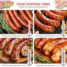 HOME & MARKER® Ručná súprava na plnenie klobás na 1 kg mäsa (25 x 9 cm) | STUFFTASTIC